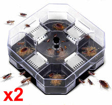 Load image into Gallery viewer, 2x Reusable Cockroach Catcher Box Non Poison ECO Pest Insect Repeller Killer Trap
