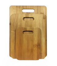 Load image into Gallery viewer, Bamboo Chopping Boards Kitchen 3PCS
