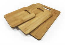 Load image into Gallery viewer, Bamboo Chopping Boards Kitchen 3PCS
