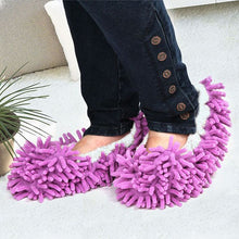 Load image into Gallery viewer, 2 PAIR Lazy Polishing Dusting Mop Cleaner Shoe Floor Slipper Foot Cover Cleaning
