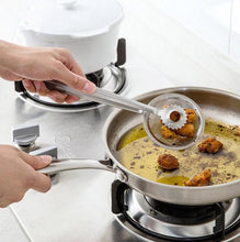 Load image into Gallery viewer, Stainless Steel Food Clip Snack Fryer Strainer Fried Mesh Colander Oil Drainer
