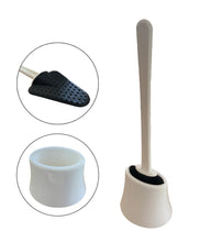 Load image into Gallery viewer, Silicone Toilet Brush with Toilet Gap Brush Holder Cleaning Brush Set
