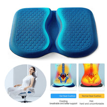 Load image into Gallery viewer, Portable Folding Gel Seat Cushion Honeycomb Comfort Support Pillow Pain Relief
