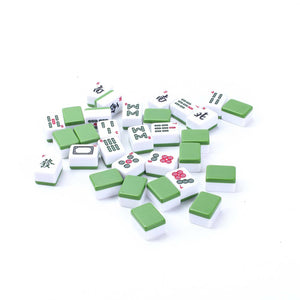 144 Tiles Traditional Mah-Jong Set Portable Chinese Mahjong Party Game