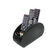 Load image into Gallery viewer, PVC Black Remote Control Home Table Holder Stand Organiser
