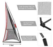 Load image into Gallery viewer, 3M Huge Golf Practice Net Hitting Training Aid Driving Chipping Cage + Carry Bag
