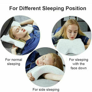 Memory Foam Arch Curved Pillow Rebound Pressure Snore Hand Cervical Neck Protection