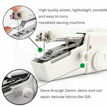 Load image into Gallery viewer, Handheld Portable Electric Battery Cordless Sewing Machine Stitch DIY Tools
