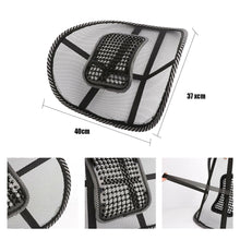 Load image into Gallery viewer, 2x Mesh Lumbar Back Support Cushion Seat Posture Corrector Car Office Chair Home
