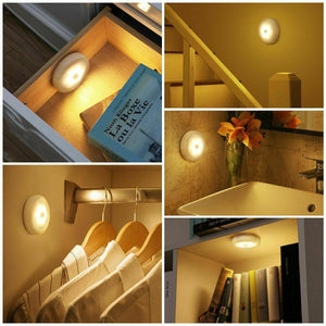 Peel and Stick Multi-functional Remote Control Ceiling Cabinet Puck Lights 3PCS