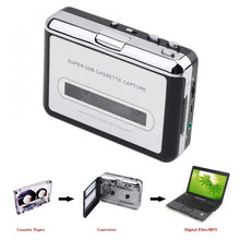 Load image into Gallery viewer, Tape to PC USB Cassette MP3 CD USB Converter Capture Digital Audio Music Player
