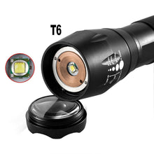 Load image into Gallery viewer, High Power Tactical Zoom Flashlight LED Super Bright Military Grade Torch
