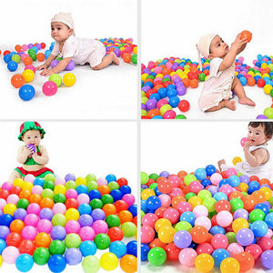 50-800x Colorful Ball Pit Balls Play Kids Plastic Baby Ocean Soft Fun Toy