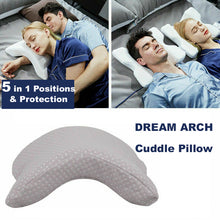 Load image into Gallery viewer, Memory Foam Arch Curved Pillow Rebound Pressure Snore Hand Cervical Neck Protection
