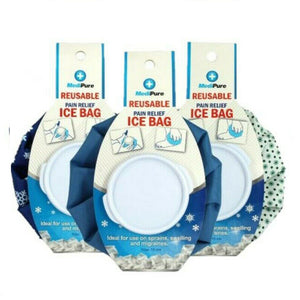 6" Ice Pack Reusable Bags First Aid Pain Relief Hot Cold Knee Shoulder Sports x 3