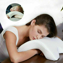 Load image into Gallery viewer, Memory Foam Arch Curved Pillow Rebound Pressure Snore Hand Cervical Neck Protection
