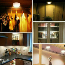 Load image into Gallery viewer, Peel and Stick Multi-functional Remote Control Ceiling Cabinet Puck Lights 3PCS
