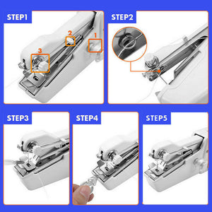 Handheld Portable Electric Battery Cordless Sewing Machine Stitch DIY Tools