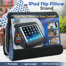 Load image into Gallery viewer, Tablet Pillow Pad Stands Book Reader Lap Rest Stand iPad iPhone Cushion Holder
