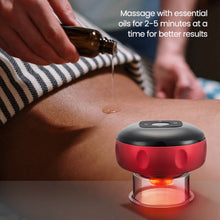 Load image into Gallery viewer, 12 Adjustable Level Portable LCD Electric Cupping Therapy Massager USB Rechargeable
