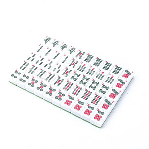 144 Tiles Traditional Mah-Jong Set Portable Chinese Mahjong Party Game