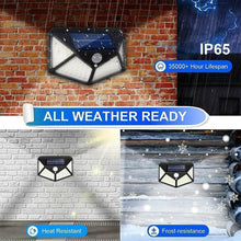 Load image into Gallery viewer, 4-Pack 100 LED Solar Powered Motion Sensor Light Outdoor Security Lamp Garden Waterproof
