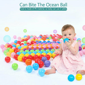 50-800x Colorful Ball Pit Balls Play Kids Plastic Baby Ocean Soft Fun Toy