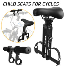 Load image into Gallery viewer, Front Mounted Child Bike Seat Kids Top Tube Bicycle Detachable Seat &amp; Armrest
