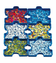 Load image into Gallery viewer, 6PCS Sort Your Puzzle Jigsaw Sorting Tray Box Container Stackable Trays For Kids Toys
