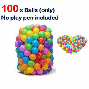 50-800x Colorful Ball Pit Balls Play Kids Plastic Baby Ocean Soft Fun Toy