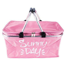 Load image into Gallery viewer, Bag Insulated Cooler With Padded Carry Handles Pink / Blue 48cm x 28cm x 24cm
